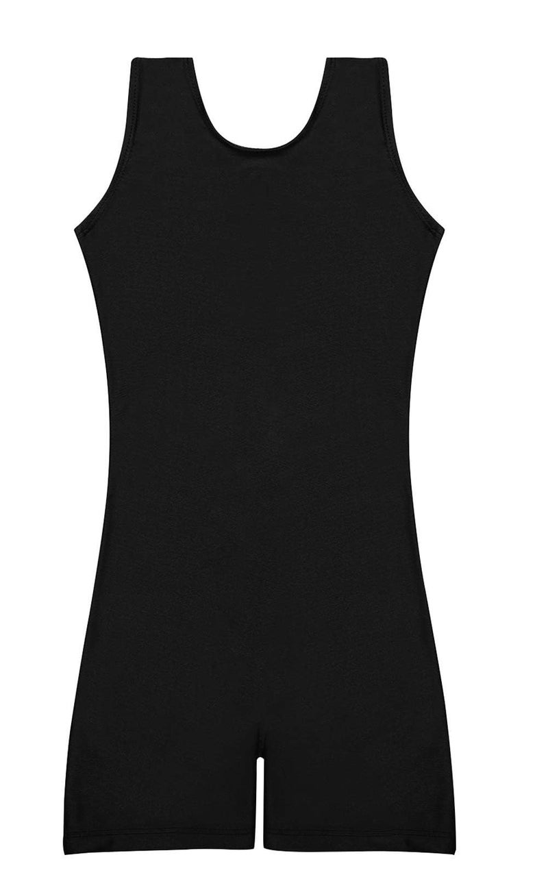 speerise High Stretch Gymnastics Leotards for Girls with Hair Scrunchie, Unitard Kids Short Tank Biketard Dance Costumes Gymnastics Outfit Ballet - Image 1